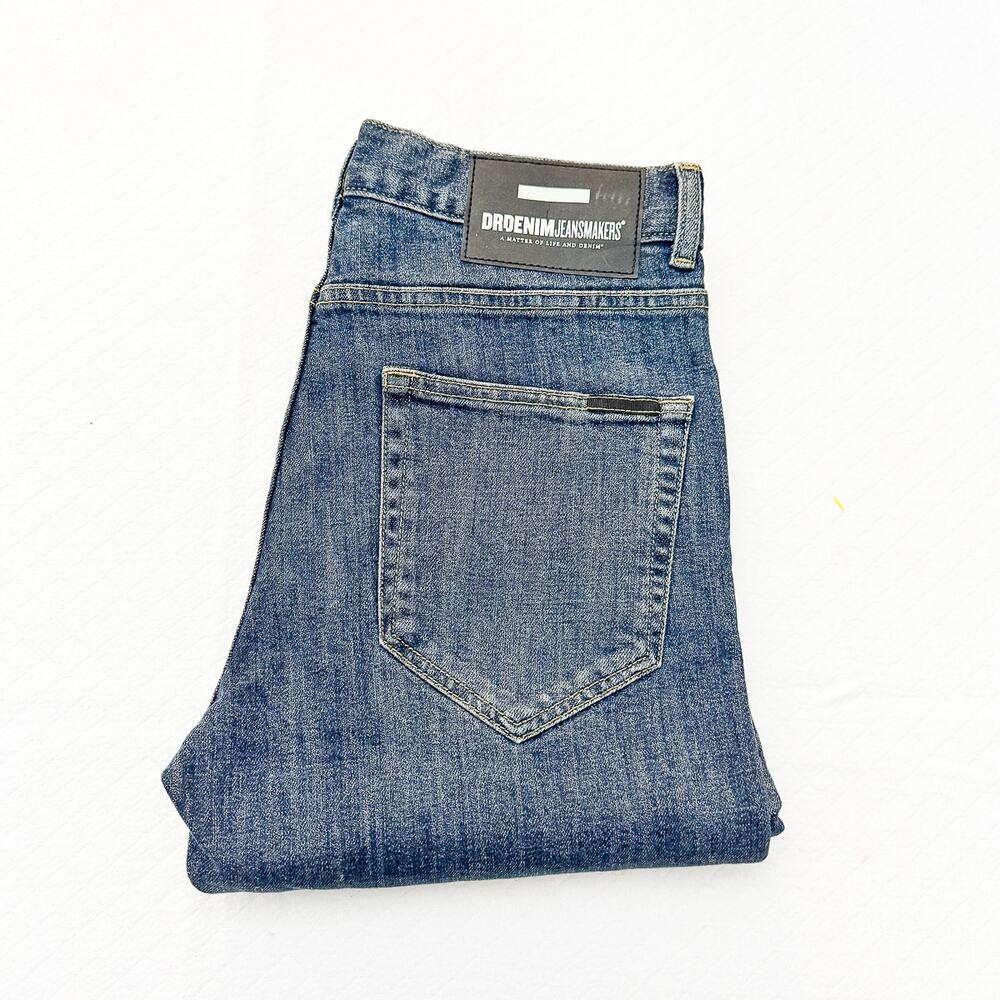 Dr. Denim Clark Button Fly Slim Fit Dark Wash Denim Jeans Size 29 NWT